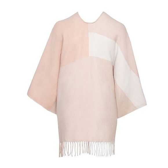 Soia & Kyo Woven Pink Scarf Scarfigan with Fringe - Picture 5 of 8